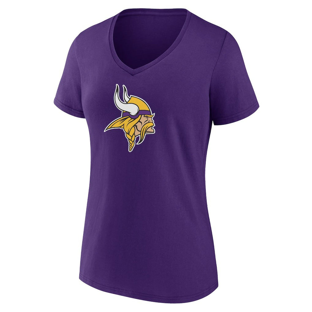 Minnesota Vikings Women's Mother's Day V-Neck T-Shirt - Purple T-shirts