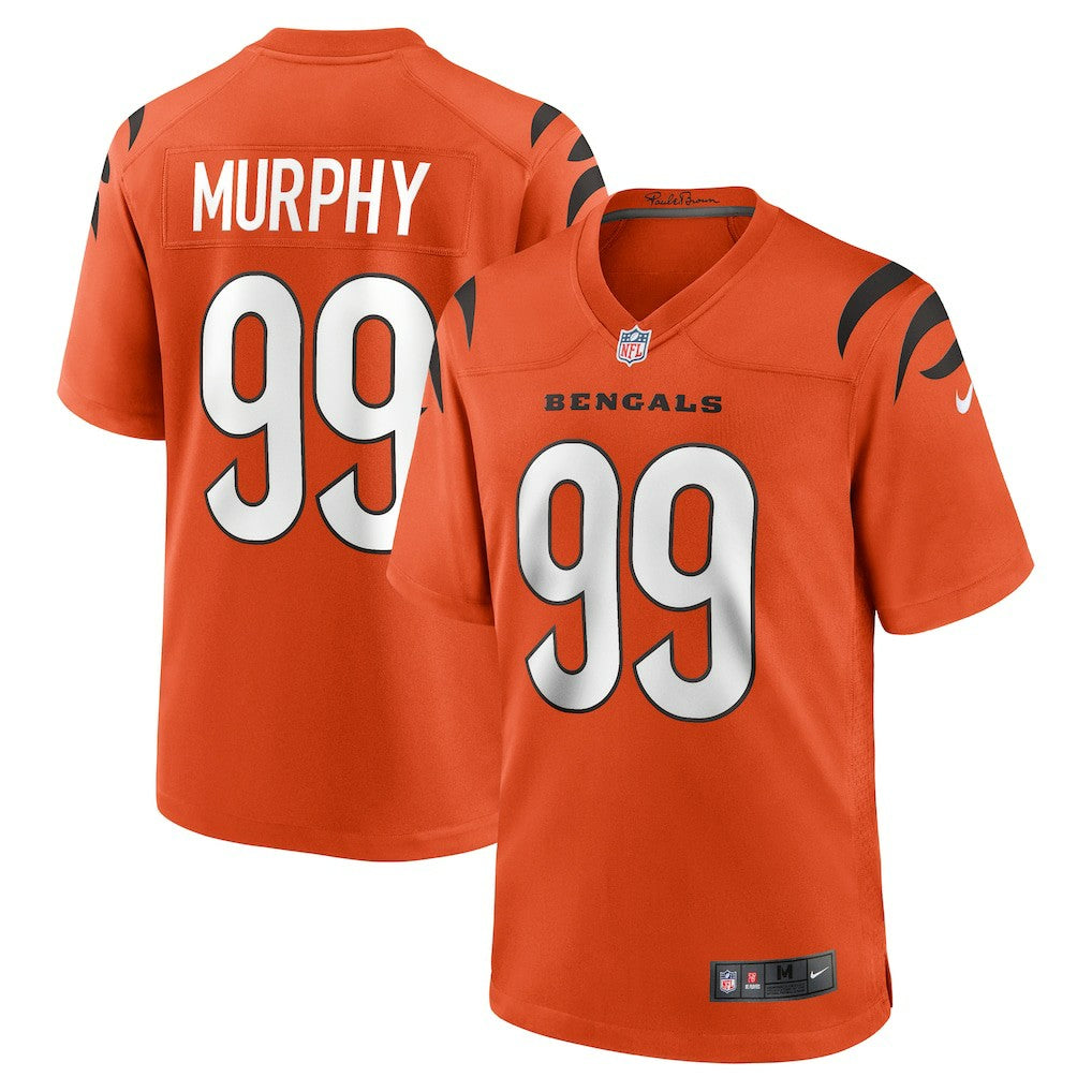 Myles Murphy Cincinnati Bengals Alternate Game Jersey - Orange Jerseys