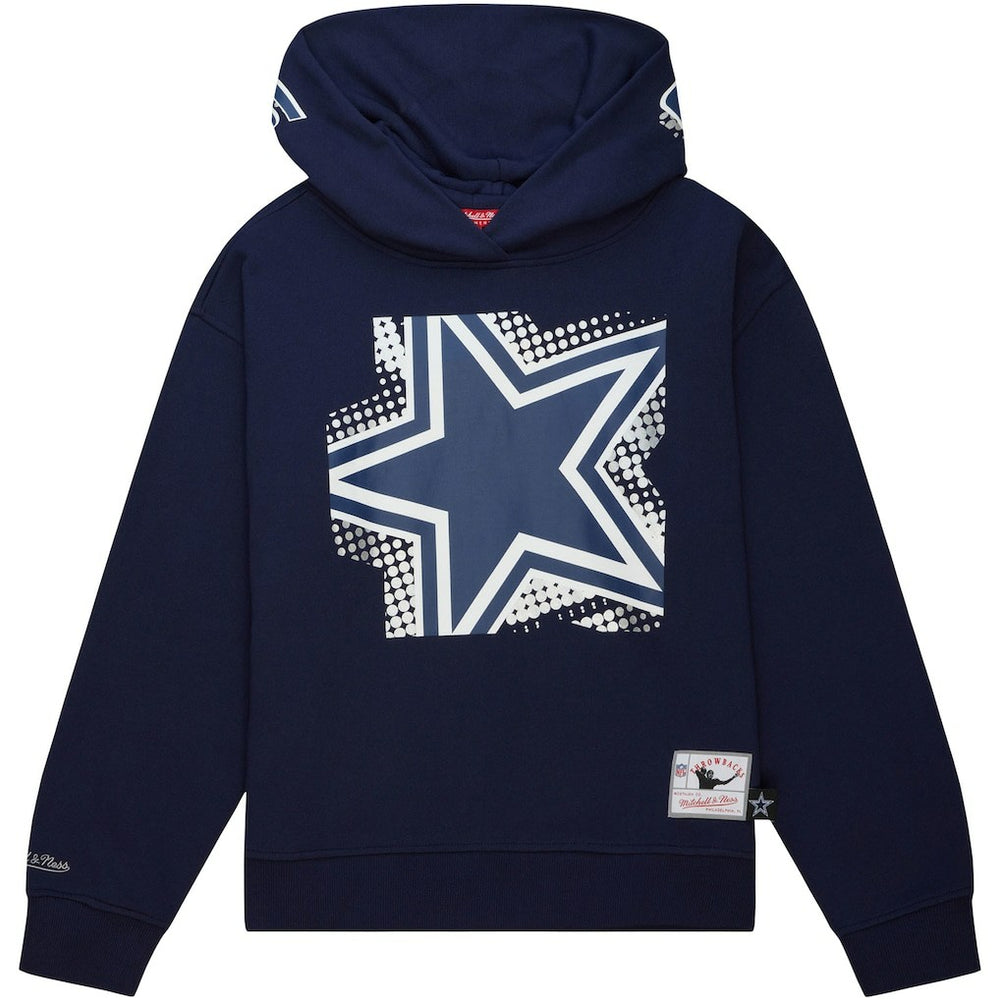 Dallas Cowboys Women's Gridiron Classics Big Face 7.0 Pullover Hoodie - Navy Hoodies