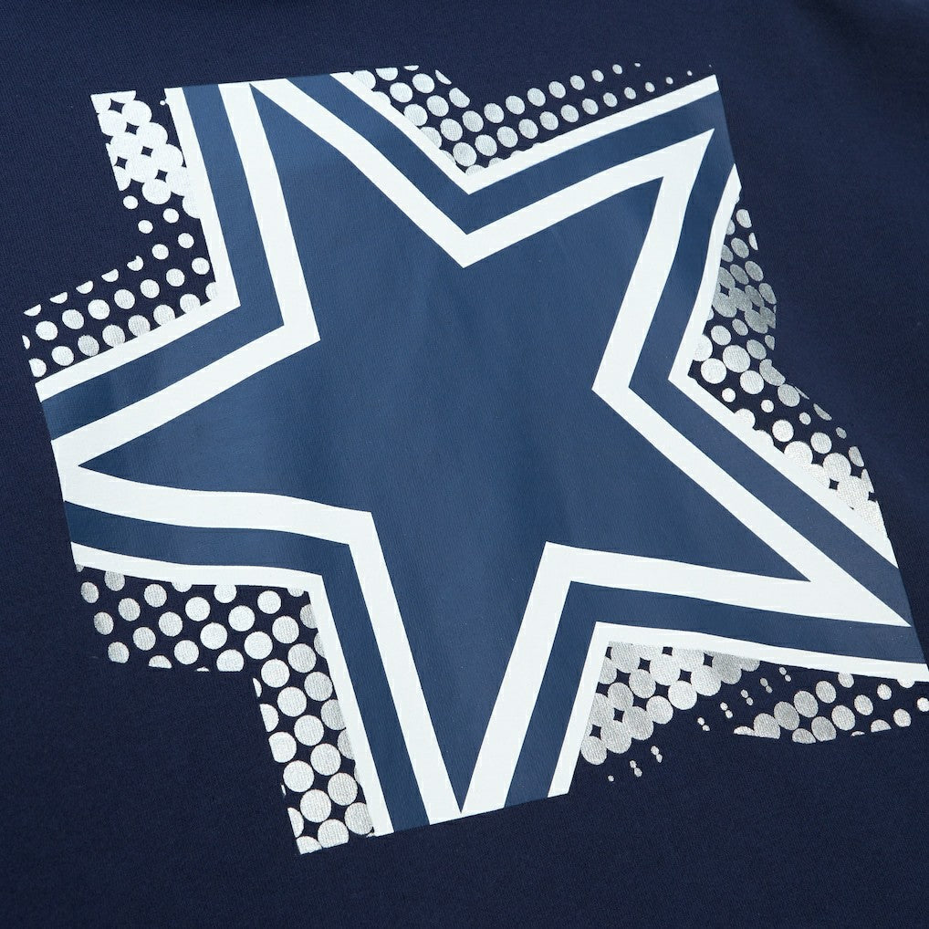 Dallas Cowboys Women's Gridiron Classics Big Face 7.0 Pullover Hoodie - Navy Hoodies