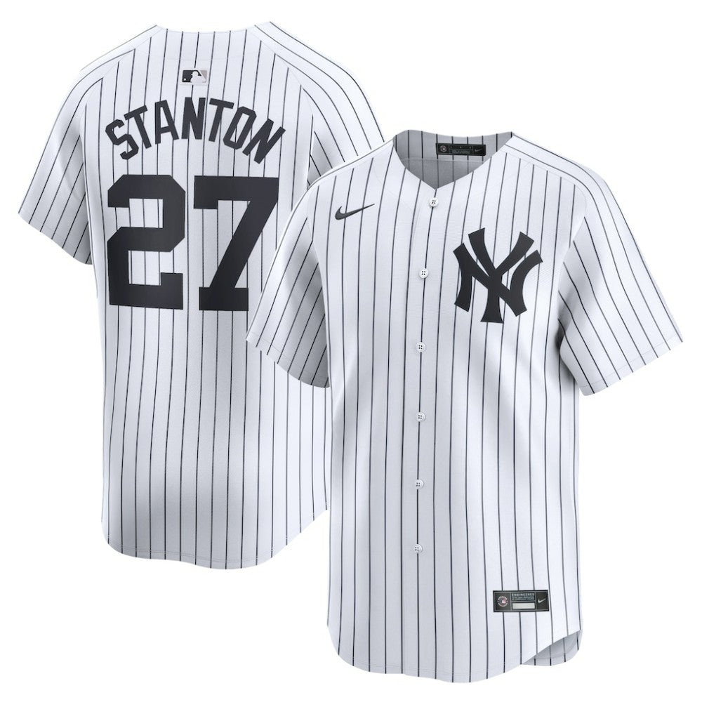 Giancarlo Stanton New York Yankees Nike Home Limited Player Jersey - White Jerseys