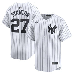 Giancarlo Stanton New York Yankees Nike Home Limited Player Jersey - White Jerseys