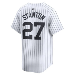 Giancarlo Stanton New York Yankees Nike Home Limited Player Jersey - White Jerseys
