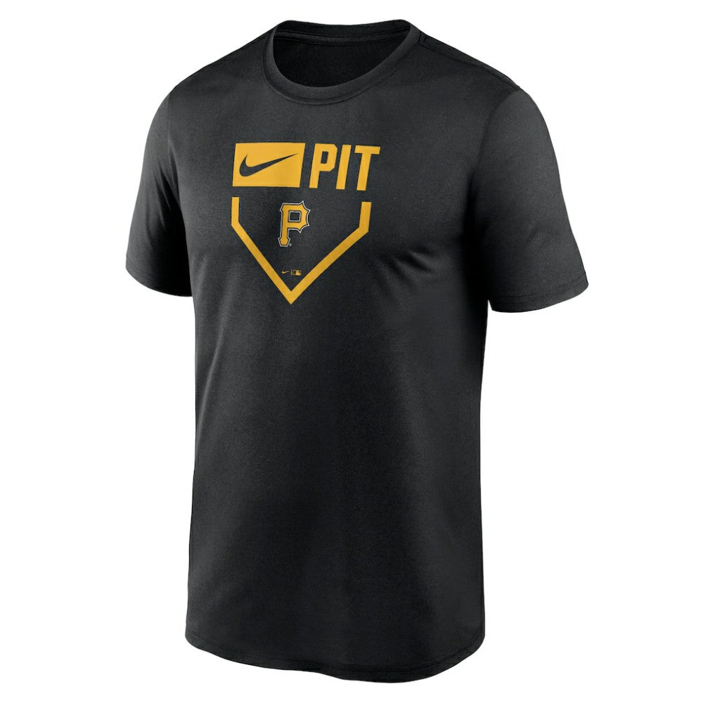 Pittsburgh Pirates Nike Home Plate Icon Legend Performance T-Shirt - Black T-shirts