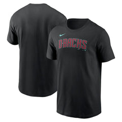 Arizona Diamondbacks Nike Wordmark T-Shirt - Black T-shirts