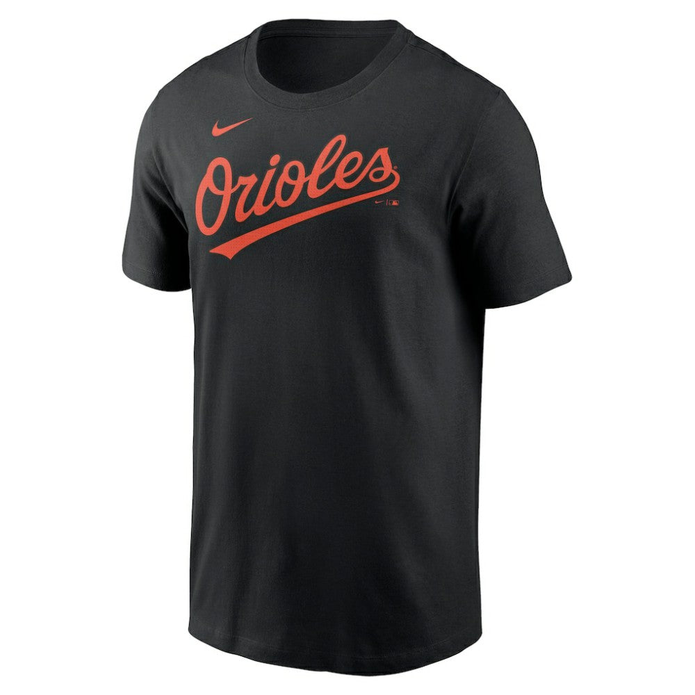 Baltimore Orioles Nike Fuse Wordmark T-Shirt - Black T-shirts