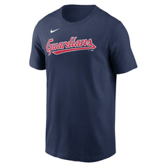 Cleveland Guardians Nike Fuse Wordmark T-Shirt - Navy T-shirts