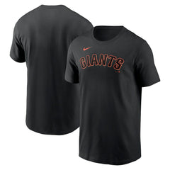 San Francisco Giants Nike Fuse Wordmark T-Shirt - Black T-shirts