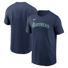 Seattle Mariners Nike Fuse Wordmark T-Shirt - Navy T-shirts