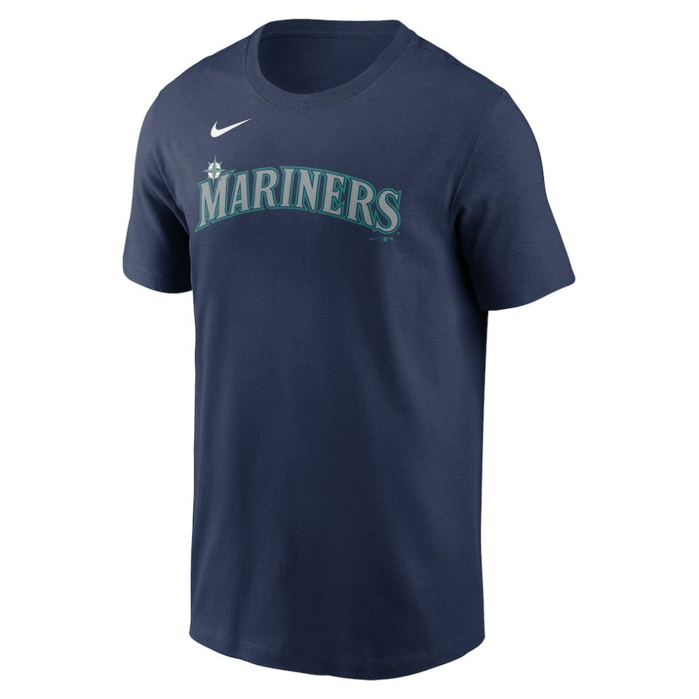 Seattle Mariners Nike Fuse Wordmark T-Shirt - Navy T-shirts