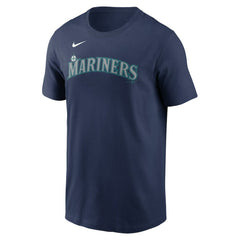 Seattle Mariners Nike Fuse Wordmark T-Shirt - Navy T-shirts