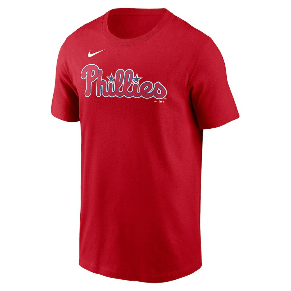 Philadelphia Phillies Nike Fuse Wordmark T-Shirt - Red T-shirts