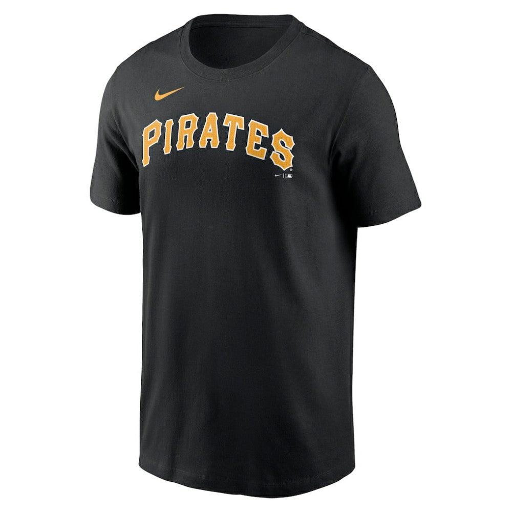 Pittsburgh Pirates Nike Fuse Wordmark T-Shirt - Black T-shirts