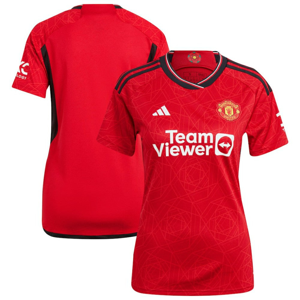 Manchester United Women's 2023/24 Home Replica Jersey Red - Adidas sale