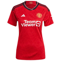 Manchester United Women's 2023/24 Home Replica Jersey Red - Adidas sale