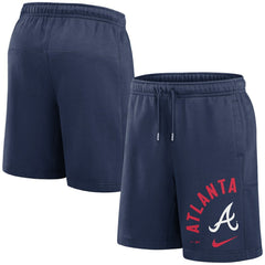 Atlanta Braves Nike Arched Kicker Shorts - Navy Shorts