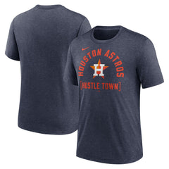 Houston Astros Nike Swing Big Tri-Blend T-Shirt - Heather Navy T-shirts