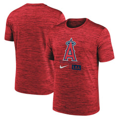 Los Angeles Angels Nike Large Logo Velocity T-Shirt - Red T-shirts