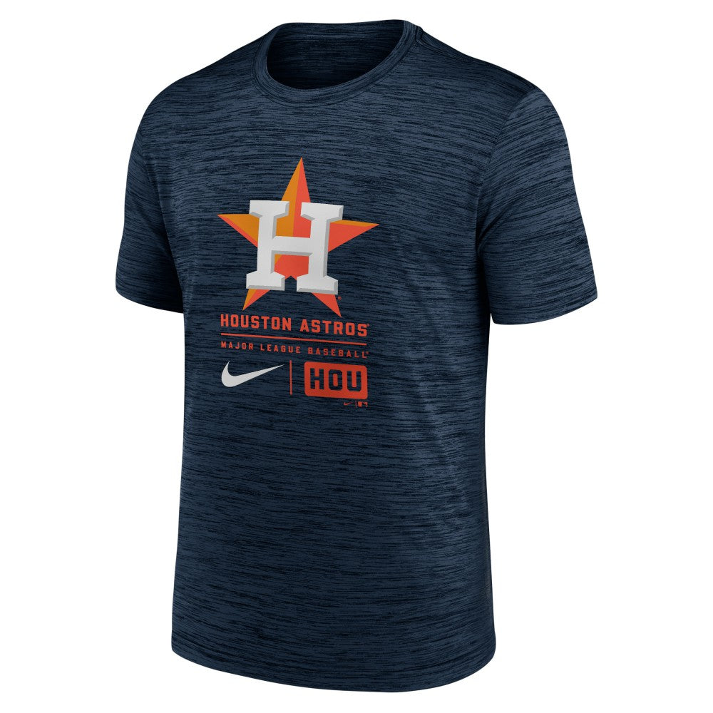 Houston Astros Nike Large Logo Velocity T-Shirt - Navy T-shirts