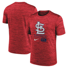 St. Louis Cardinals Nike Large Logo Velocity T-Shirt - Red T-shirts
