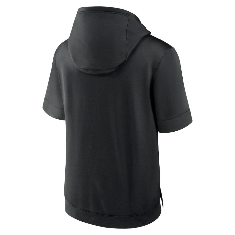 Chicago White Sox Nike Tri Code Lockup Short Sleeve Pullover Hoodie - Black Hoodies