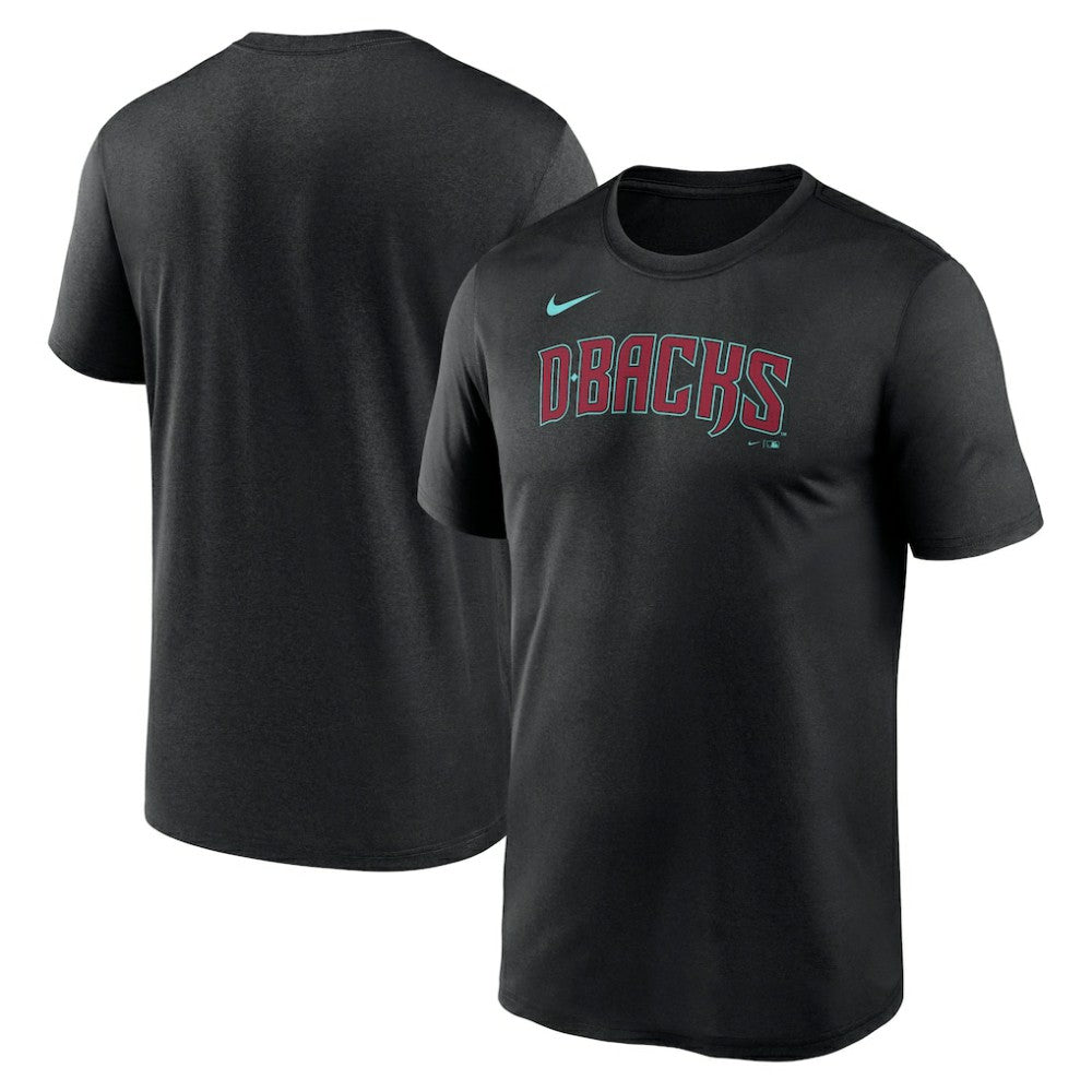 Arizona Diamondbacks Nike Legend Fuse Wordmark T-Shirt  - Black T-shirts