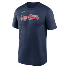 Cleveland Guardians Nike Legend Fuse Wordmark T-Shirt  - Navy T-shirts