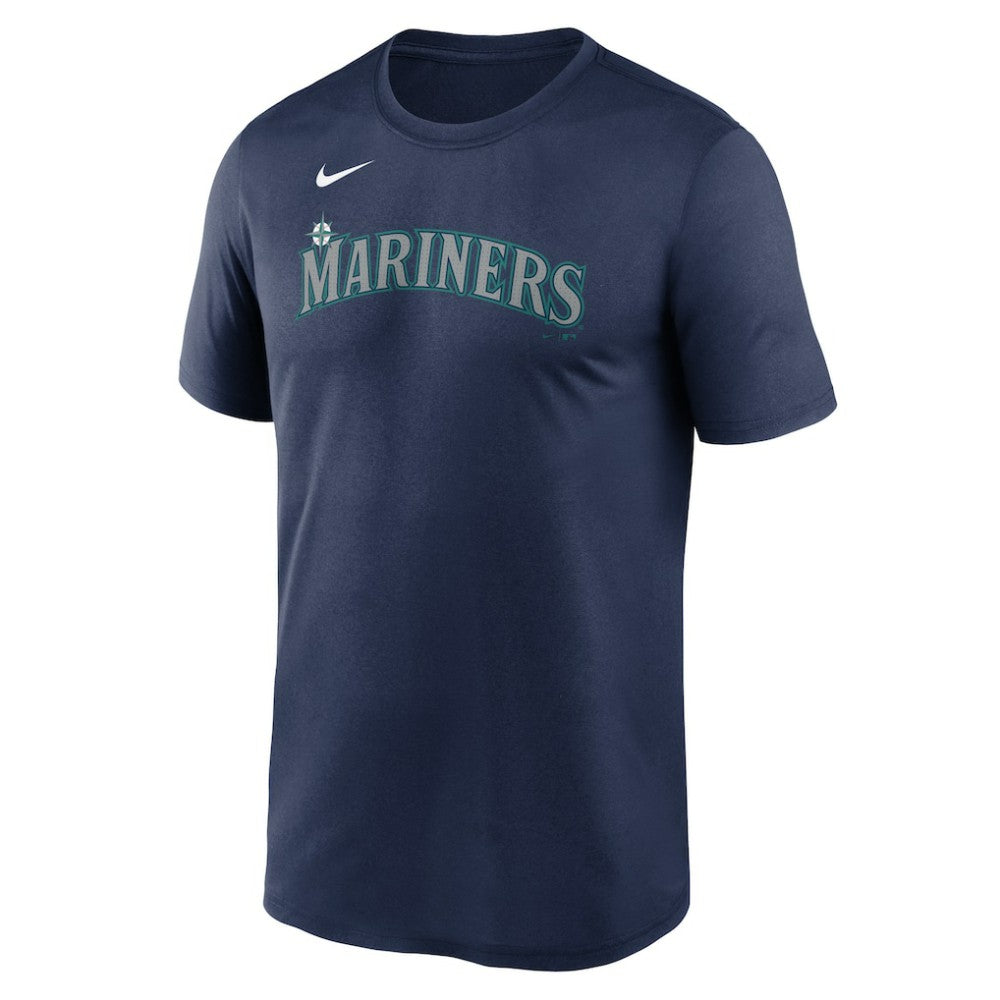 Seattle Mariners Nike Legend Fuse Wordmark T-Shirt  - Navy T-shirts