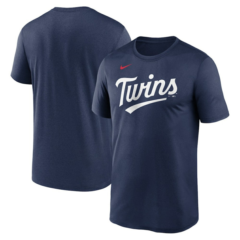 Minnesota Twins Nike Legend Fuse Wordmark T-Shirt  - Navy T-shirts