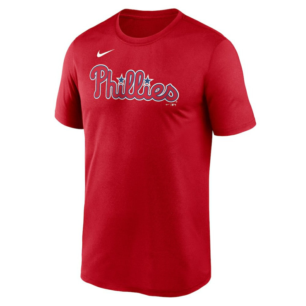 Philadelphia Phillies Nike Legend Fuse Wordmark T-Shirt  - Red T-shirts