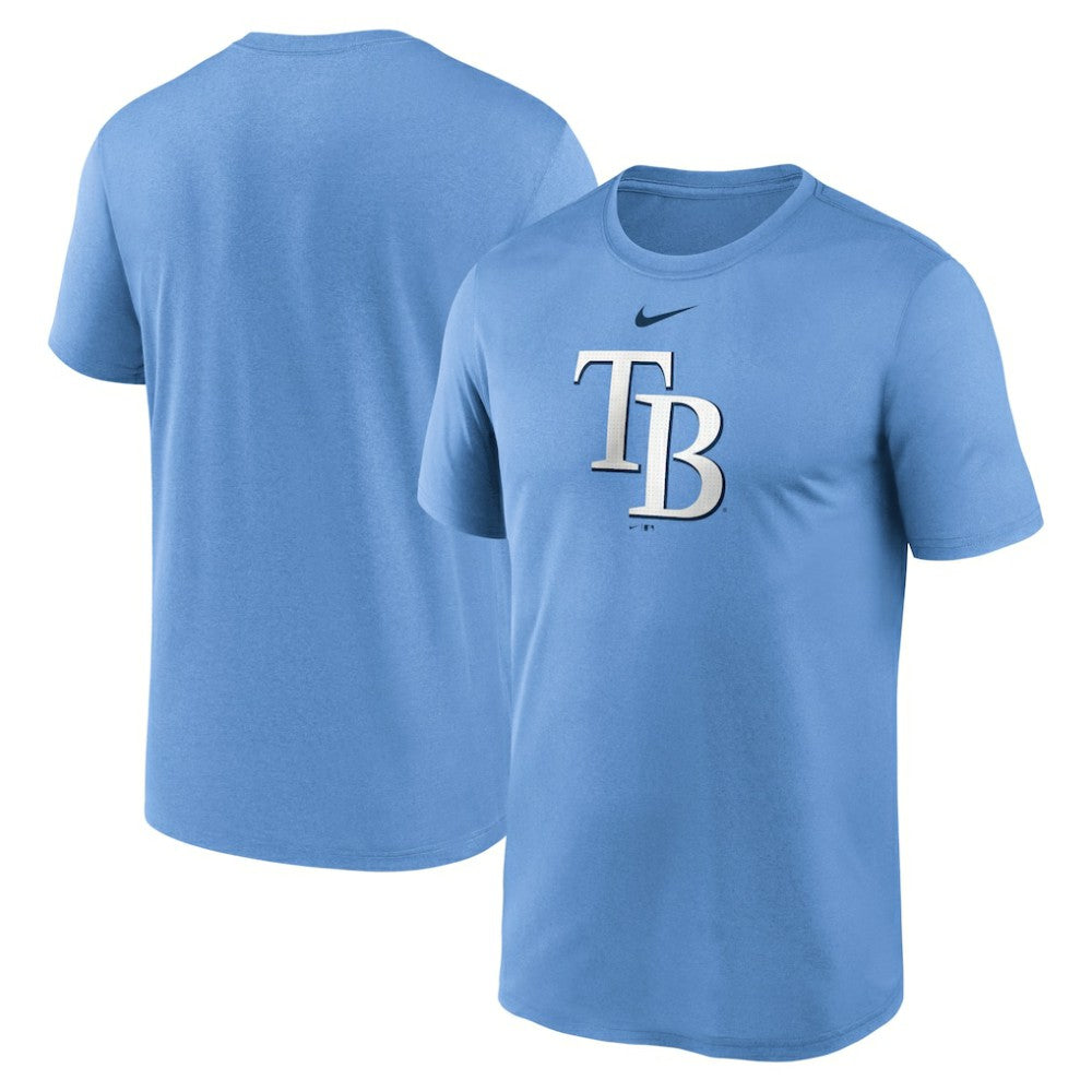 Tampa Bay Rays Nike Legend Fuse Large Logo Dri-FIT T-Shirt - Light Blue T-shirts