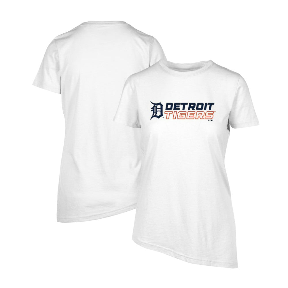 Detroit Tigers Levelwear Women's Birch Chase T-Shirt - White T-shirts