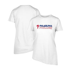 Philadelphia Phillies Levelwear Women's Birch Chase T-Shirt - White T-shirts