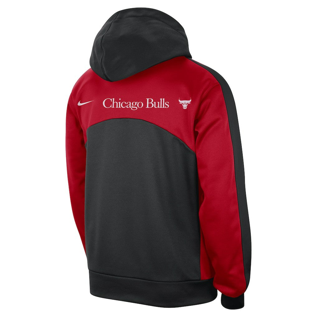 Chicago Bulls Authentic Starting Five Force Performance Pullover Hoodie Black/Red - Nike