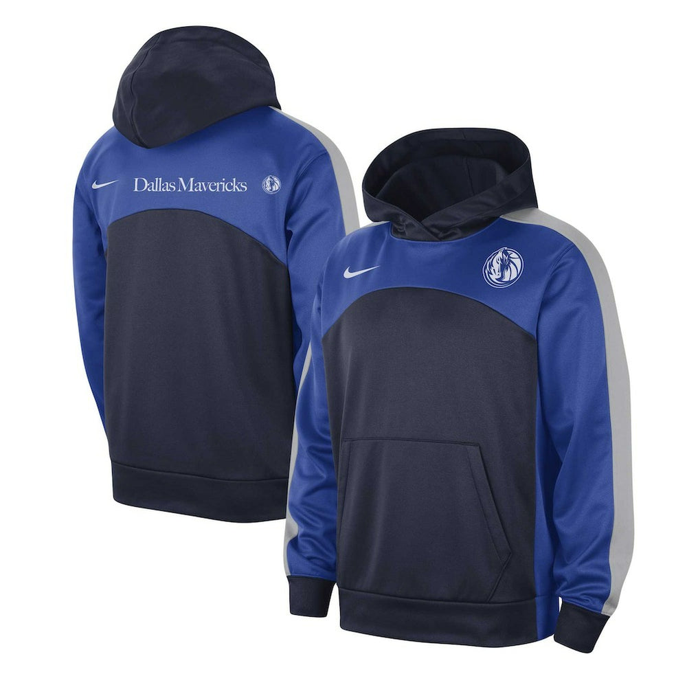 Dallas Mavericks Authentic Starting Five Force Performance Pullover Hoodie Navy/Blue - Nike