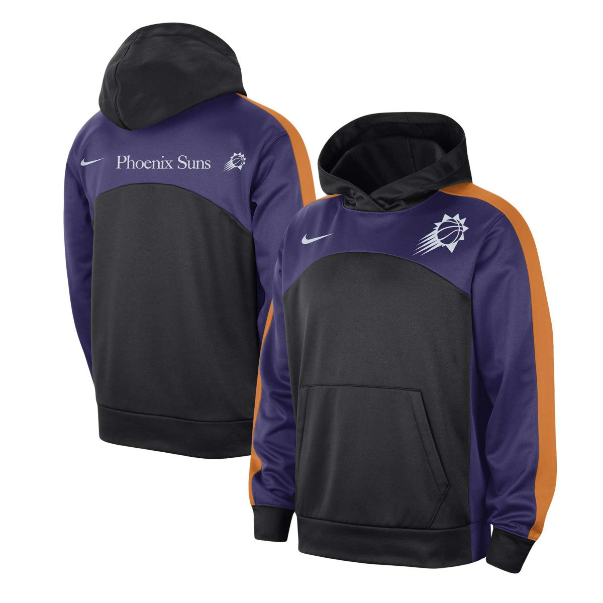 Phoenix Suns Authentic Starting Five Force Performance Pullover Hoodie Black/Purple - Nike