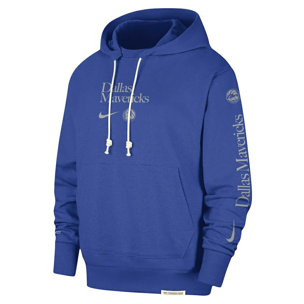 Dallas Mavericks Authentic Performance Pullover Hoodie Blue - Nike