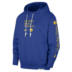 Golden State Warriors Authentic Performance Pullover Hoodie Royal - Nike