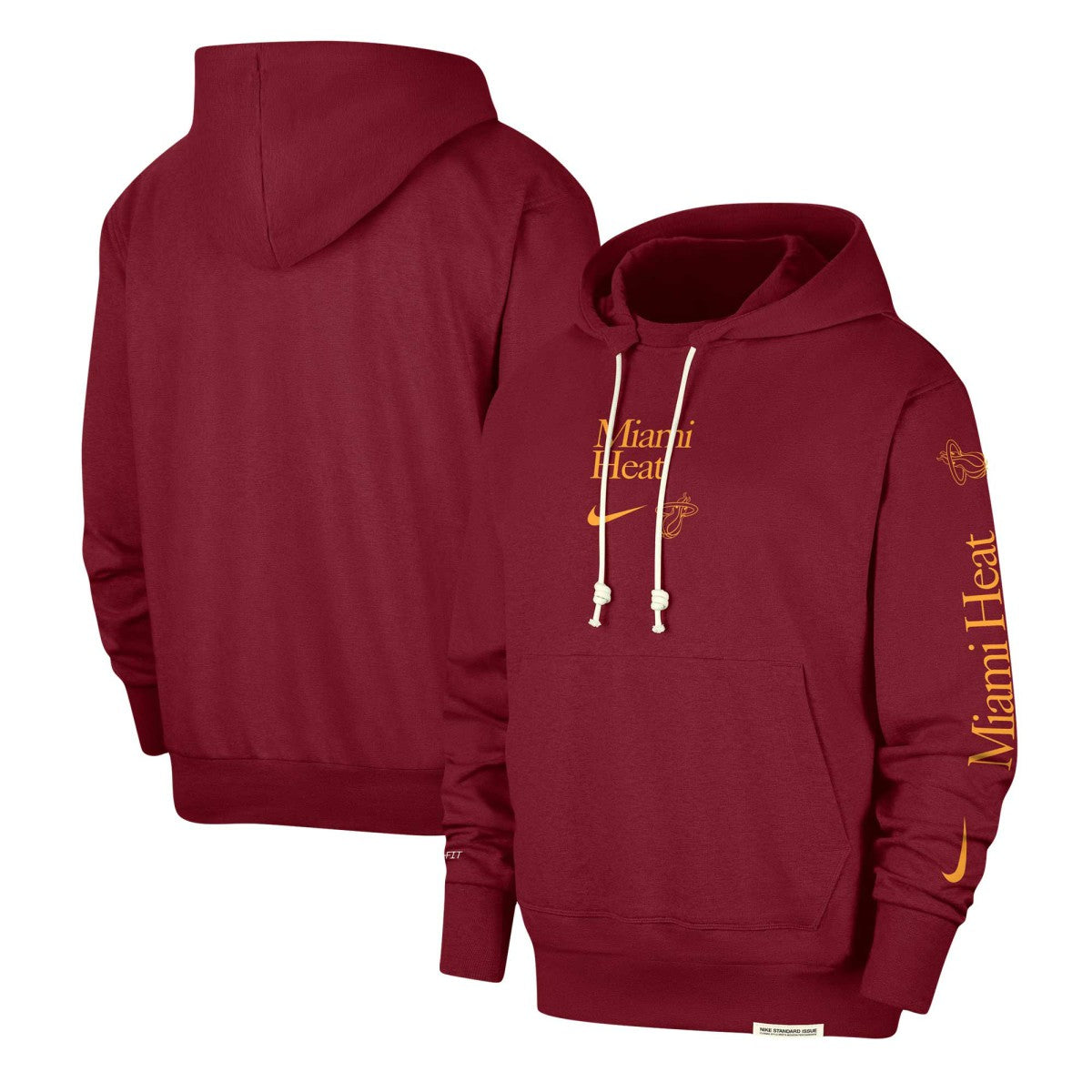 Miami Heat Authentic Performance Pullover Hoodie Red - Nike