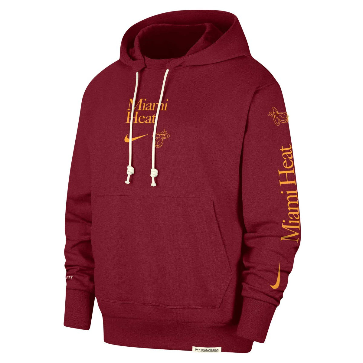 Miami Heat Authentic Performance Pullover Hoodie Red - Nike