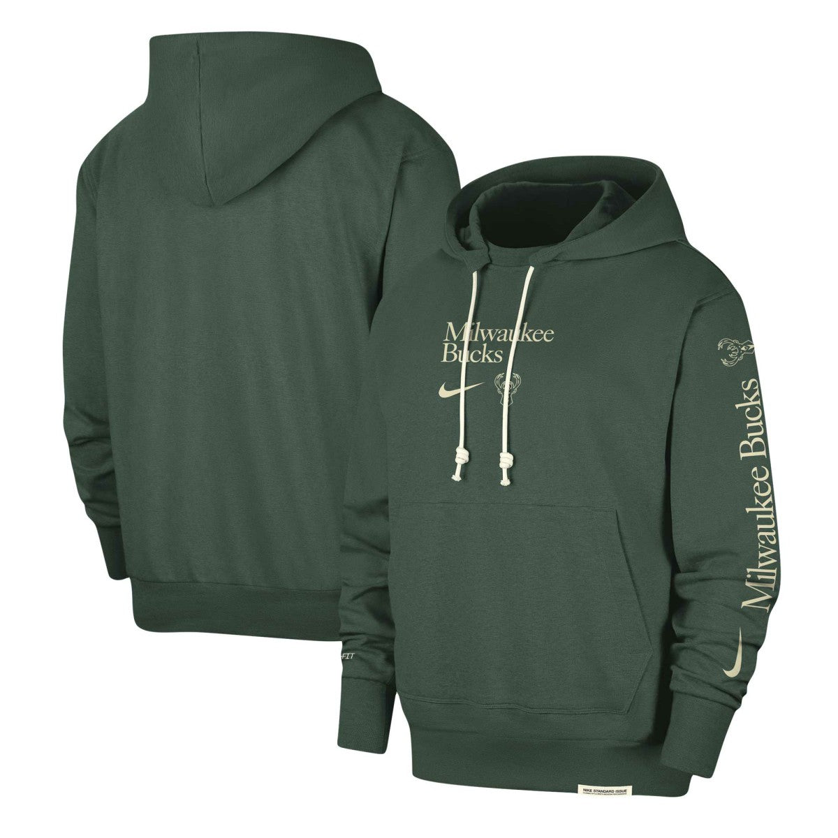 Milwaukee Bucks Authentic Performance Pullover Hoodie Hunter Green - Nike outlet