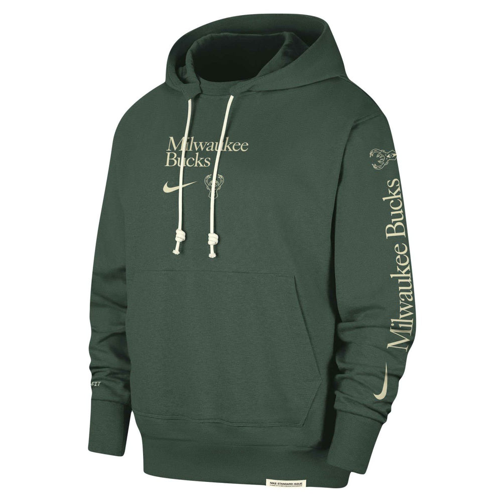 Milwaukee Bucks Authentic Performance Pullover Hoodie Hunter Green - Nike outlet
