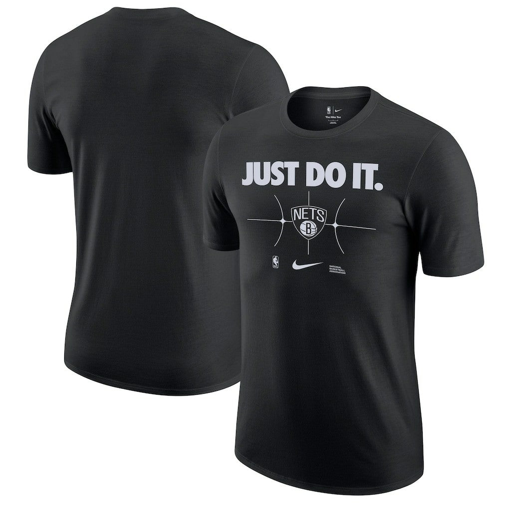 Brooklyn Nets Just Do It T-Shirt Black - Nike