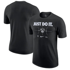 Brooklyn Nets Just Do It T-Shirt Black - Nike