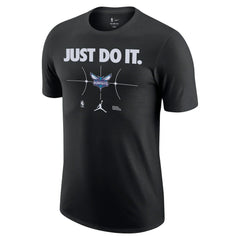 Charlotte Hornets Just Do It T-Shirt Black - Nike