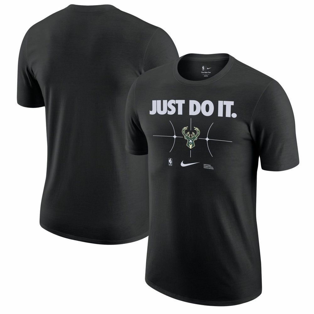 Milwaukee Bucks Just Do It T-Shirt Black - Nike