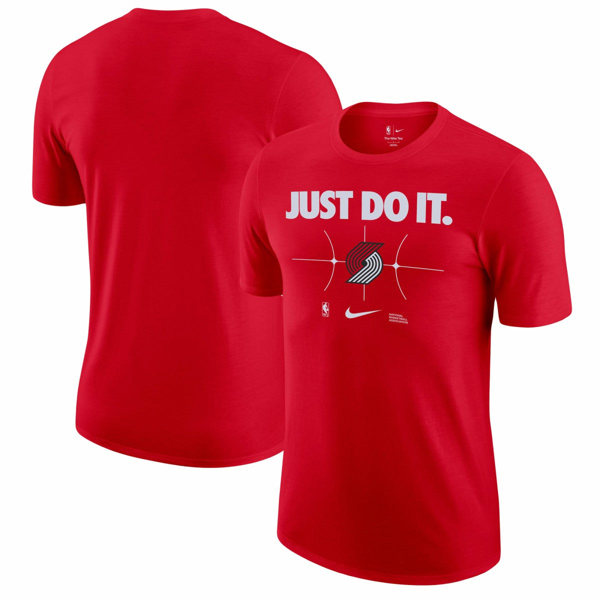 Portland Trail Blazers Just Do It T-Shirt Red - Nike