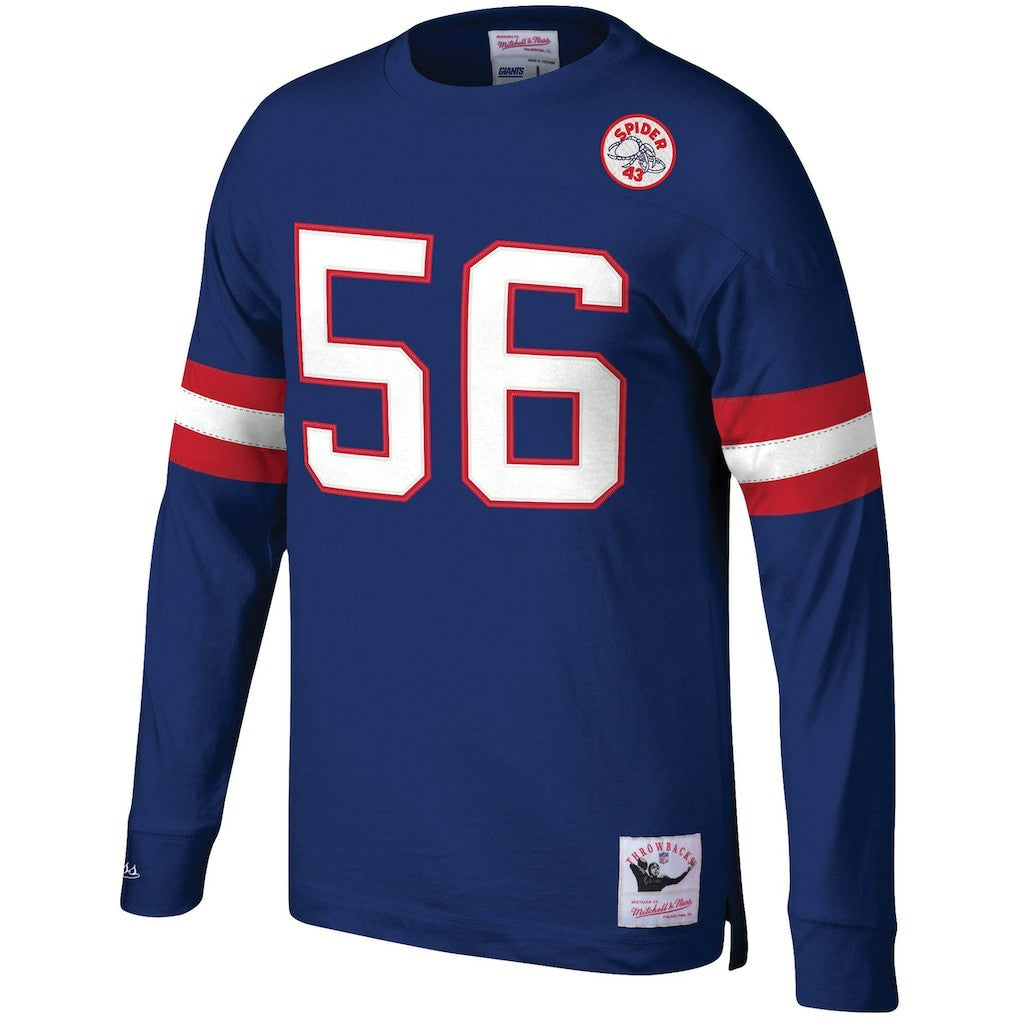 Lawrence Taylor New York Giants Big & Tall Cut & Sew Player Name & Number Long Sleeve T-Shirt - Royal T-shirts