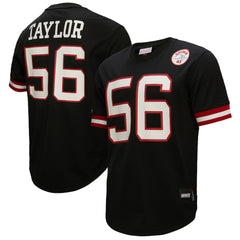 Lawrence Taylor New York Giants Big & Tall Mesh Player Name & Number Top - Black Tops