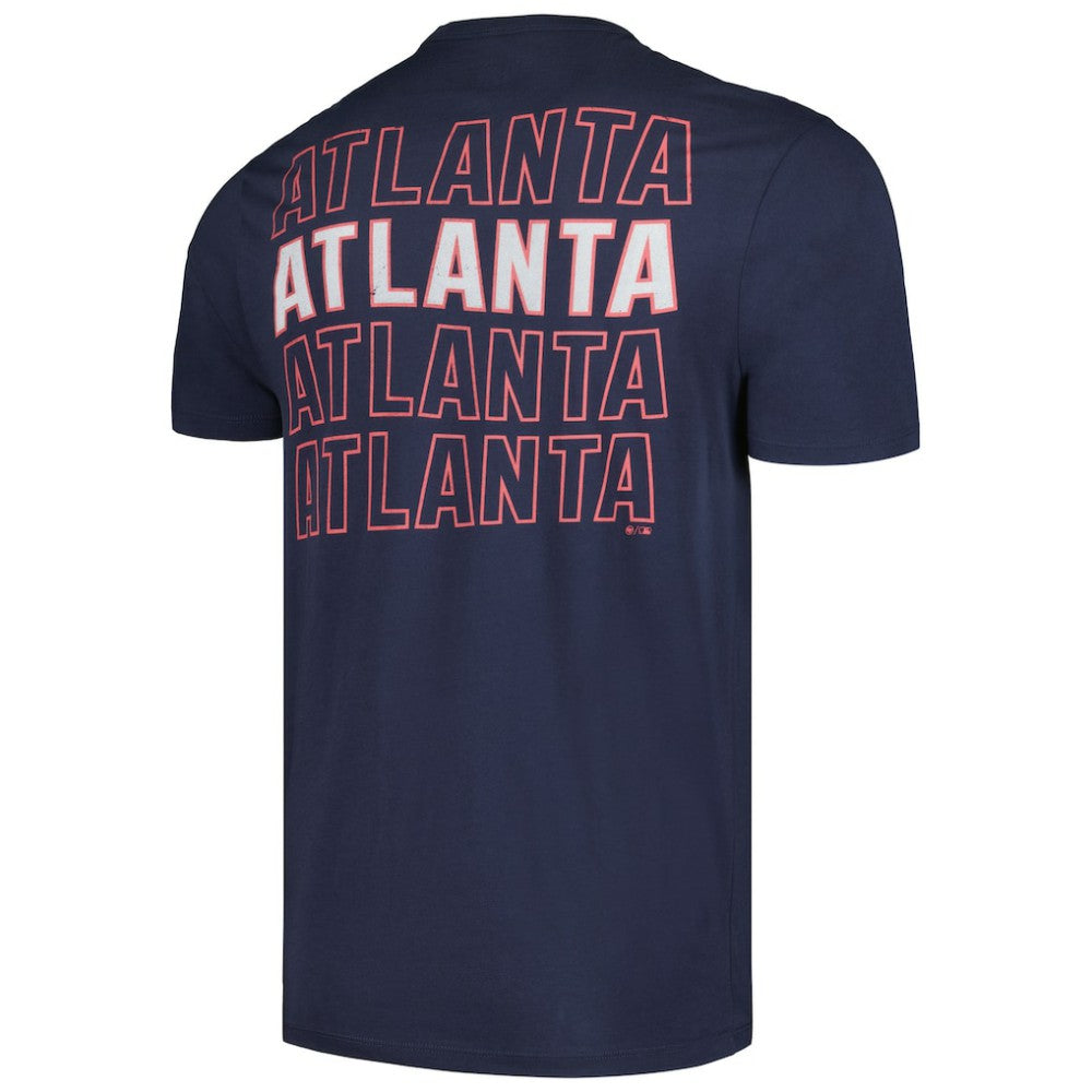Atlanta Braves '47 Hang Back Franklin T-Shirt - Navy T-shirts